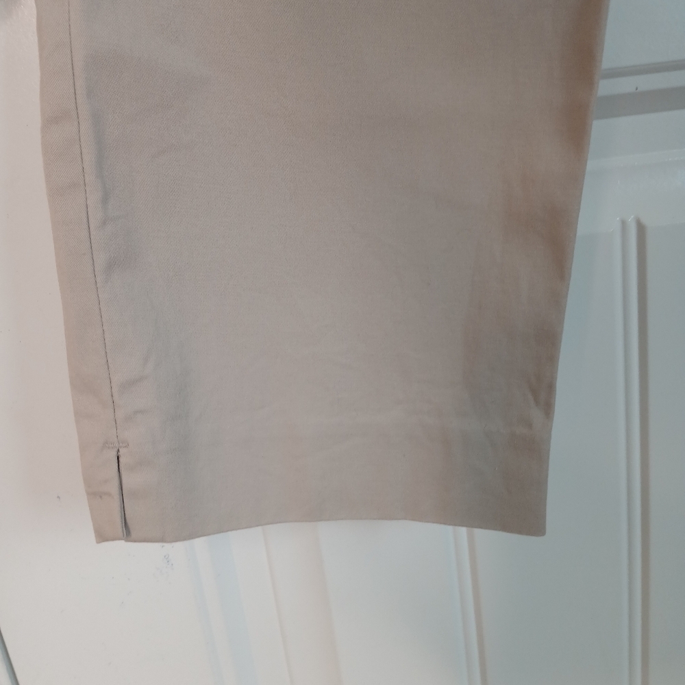 Stylish Tan Cropped Pants - Picture 6 of 7